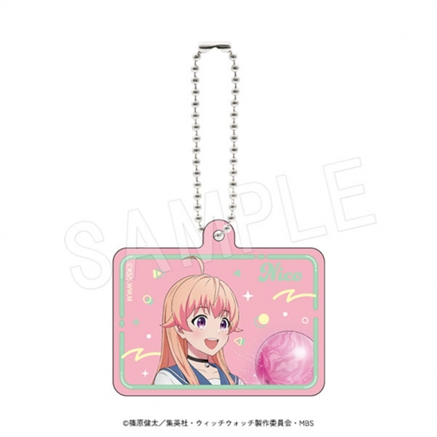 【グッズ-キーホルダー】TVアニメ『ウィッチウォッチ』 ラメアクリルキーホルダー ROUND1コラボver. 若月ニコ
