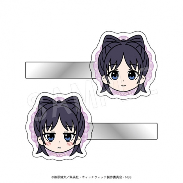 【グッズ-ヘアバンド】TVアニメ『ウィッチウォッチ』 ヘアアクリルクリップセット(2個入り) ROUND1コラボver. 宮尾音夢
