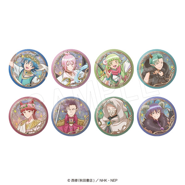 【グッズ-バッチ】魔入りました! 入間くん トレーディング　グリッター缶バッジ タロットカードver.
