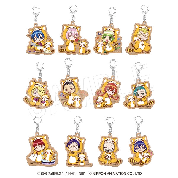 【グッズ-キーホルダー】魔入りました! 入間くん×ラスカル 木製キーホルダー ラスカルコラボver.
