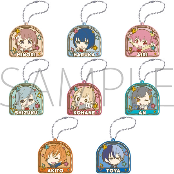 【グッズ-キーホルダー】プロジェクトセカイ カラフルステージ! feat. 初音ミク ラバーキーホルダーコレクション/-スタンプver.- B
