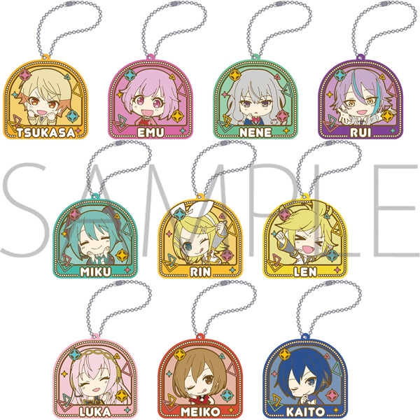 【グッズ-キーホルダー】プロジェクトセカイ カラフルステージ! feat. 初音ミク ラバーキーホルダーコレクション/-スタンプver.- C
