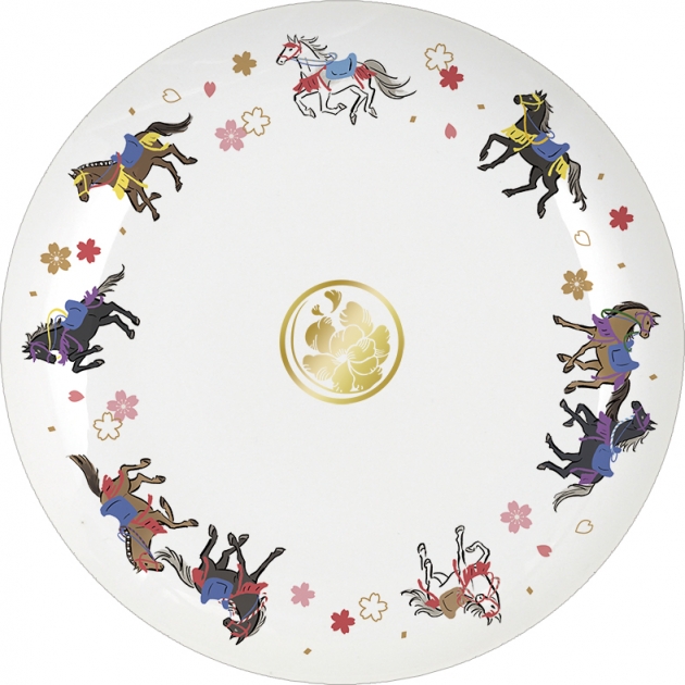 【グッズ-皿】刀剣乱舞ONLINE 馬九行久 皿/乱藤四郎【アニセレ】
