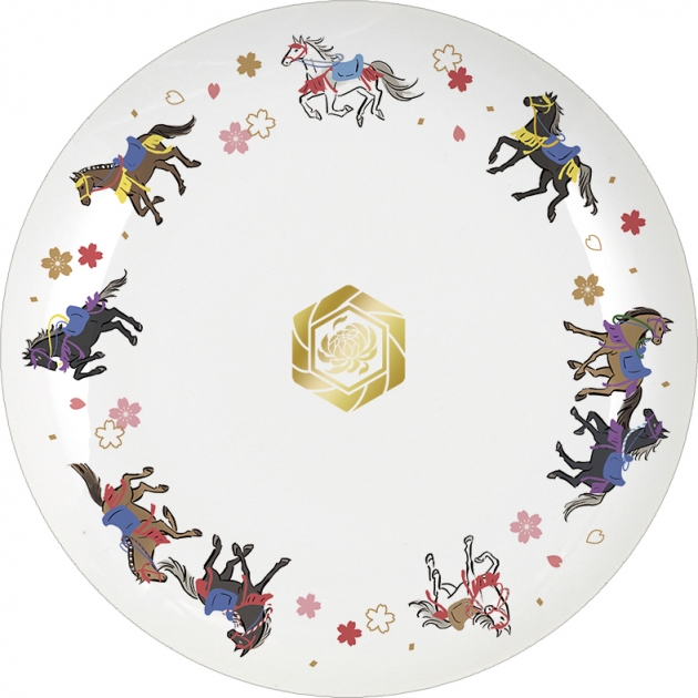 【グッズ-皿】刀剣乱舞ONLINE 馬九行久 皿/亀甲貞宗【アニセレ】
