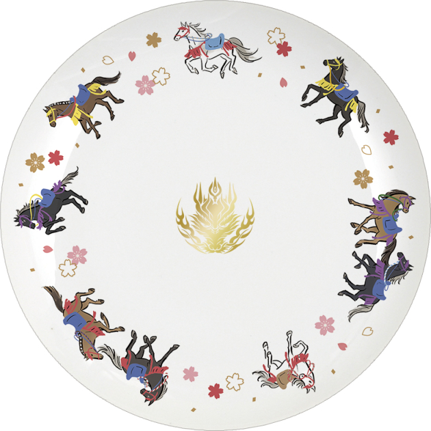 【グッズ-皿】刀剣乱舞ONLINE 馬九行久 皿/小竜景光【アニセレ】
