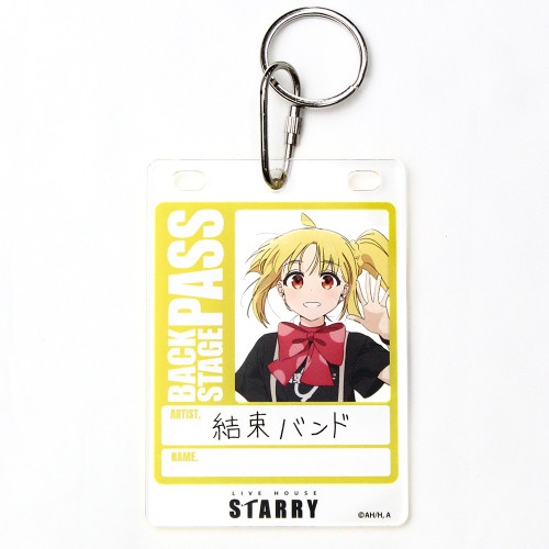 【グッズ-キーホルダー】アニメ「ぼっち・ざ・ろっく!」 伊地知虹夏 バックステージパス風アクリルキーホルダー
