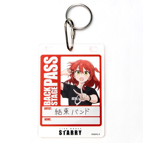 【グッズ-キーホルダー】アニメ「ぼっち・ざ・ろっく!」 喜多郁代 バックステージパス風アクリルキーホルダー
