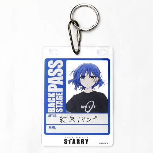 【グッズ-キーホルダー】アニメ「ぼっち・ざ・ろっく!」 山田リョウ バックステージパス風アクリルキーホルダー
