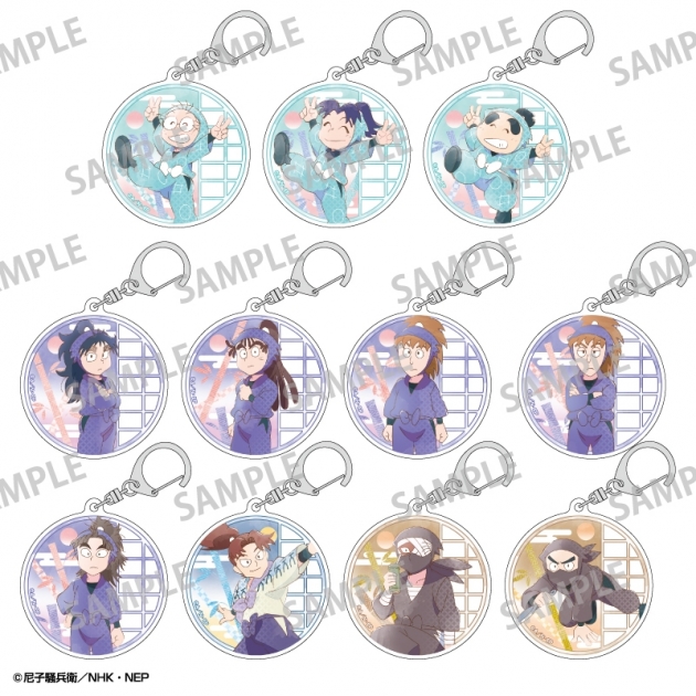 【グッズ-キーホルダー】忍たま乱太郎 トレーディングアクリルキーホルダー/カミアニTOUCH3
