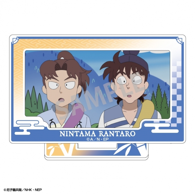 【グッズ-スタンドポップ】忍たま乱太郎 フレームアクリルスタンド 土井半助・山田利吉【アニメイト限定】
