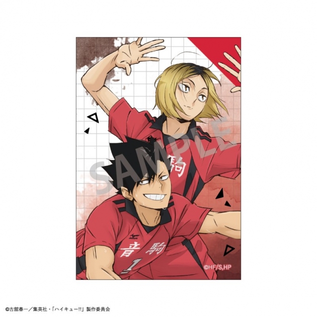 【グッズ-バッチ】ハイキュー!! スクエア缶バッジ/孤爪 研磨・黒尾 鉄朗

