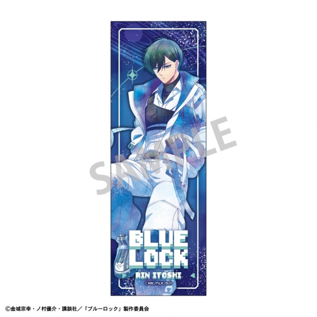 【グッズ-バッチ】ブルーロック ロングスクエア缶バッジ 糸師 凛/サイバーパンクリバイバル カミアニTOUCH
