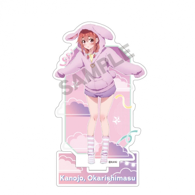 【グッズ-スタンドポップ】彼女、お借りします アクリルスタンド 桜沢墨 けもみみパーカー
