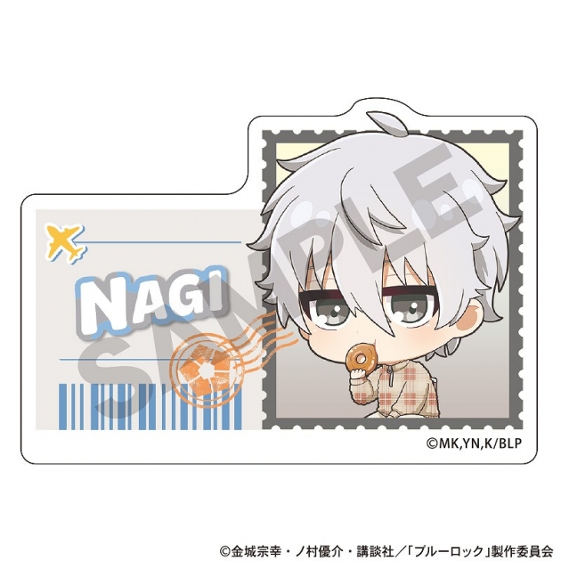 【グッズ-バッチ】ブルーロック アクリルネームバッジ 凪誠士郎 ミニキャラ旅行
