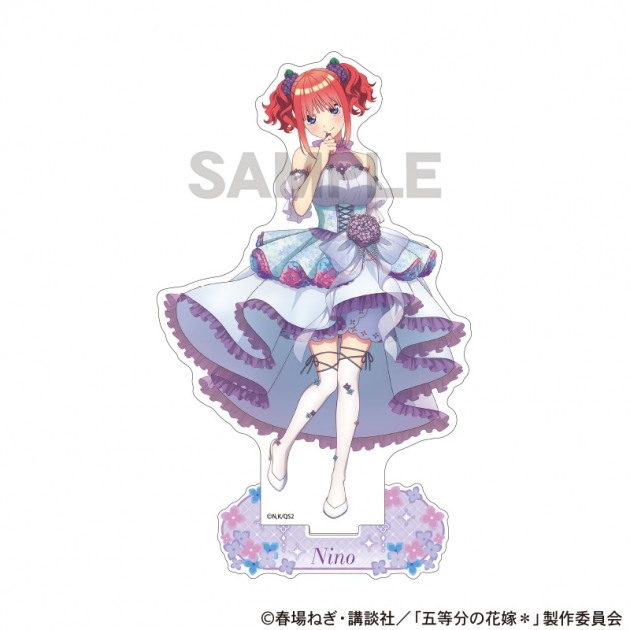 【グッズ-スタンドポップ】五等分の花嫁* アクリルスタンド　中野二乃　紫陽花ドレス
