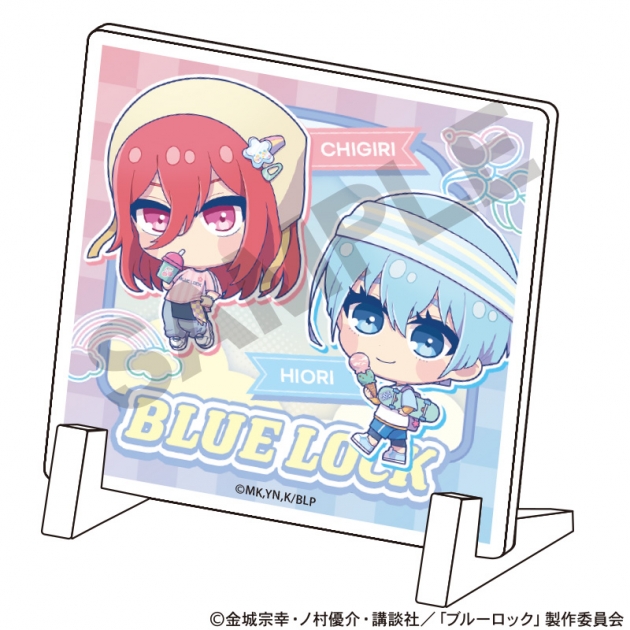 【グッズ-スタンドポップ】ブルーロック ミニアクリルパネル 千切&氷織 ゆめかわスポーティ
