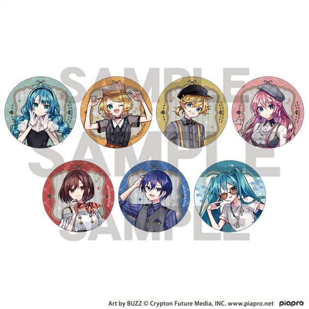 【グッズ-バッチ】初音ミク トレーディンググリッター缶バッジ レトロ☆神戸2025
