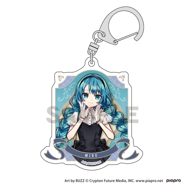 【グッズ-キーホルダー】初音ミク アクリルキーホルダー 初音ミク レトロ☆神戸2025
