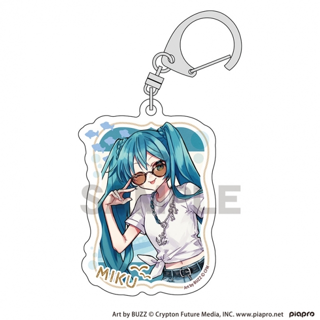 【グッズ-キーホルダー】初音ミク アクリルキーホルダー 初音ミク マリン☆神戸2025

