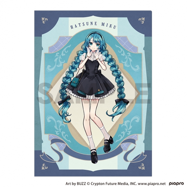 【グッズ-クリアファイル】初音ミク シングルクリアファイル 初音ミク レトロ☆神戸2025
