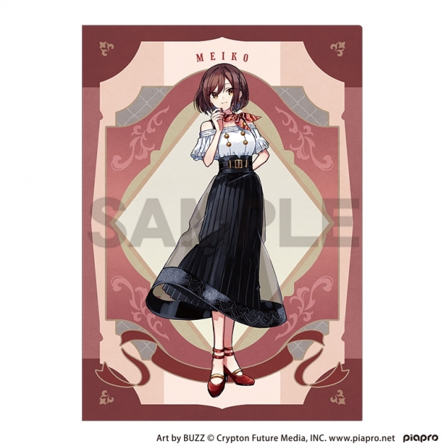 【グッズ-クリアファイル】初音ミク シングルクリアファイル MEIKO レトロ☆神戸2025

