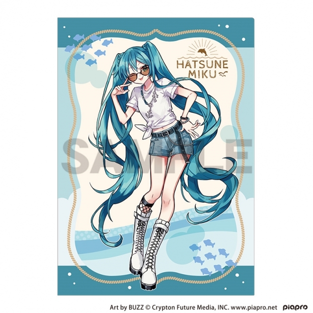 【グッズ-クリアファイル】初音ミク シングルクリアファイル 初音ミク マリン☆神戸2025
