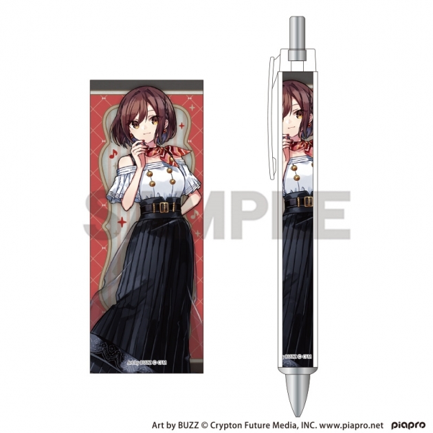【グッズ-ボールペン】初音ミク 太軸ボールペン MEIKO レトロ☆神戸2025
