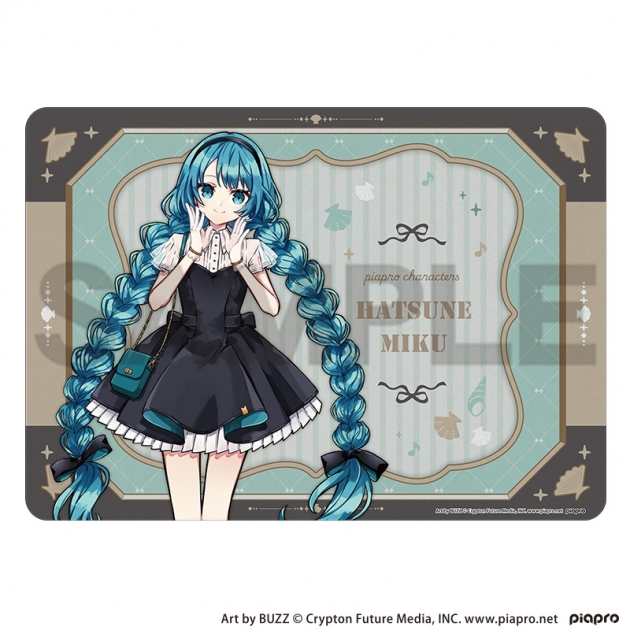 【グッズ-デスクマット】初音ミク ラバーマット 初音ミク レトロ☆神戸2025
