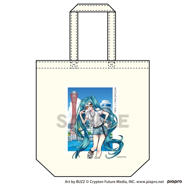 【グッズ-バッグ】初音ミク トートバッグ マリン☆神戸2025
