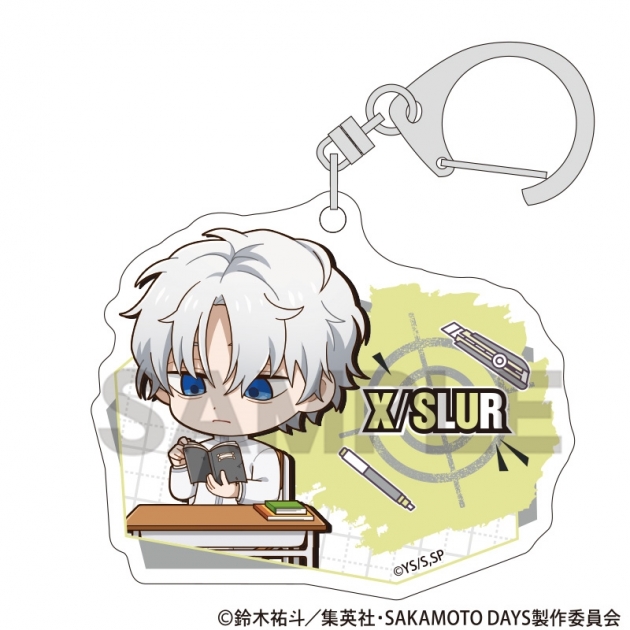 【グッズ-キーホルダー】SAKAMOTO DAYS アクリルキーホルダー X(スラー) ぷちクラ