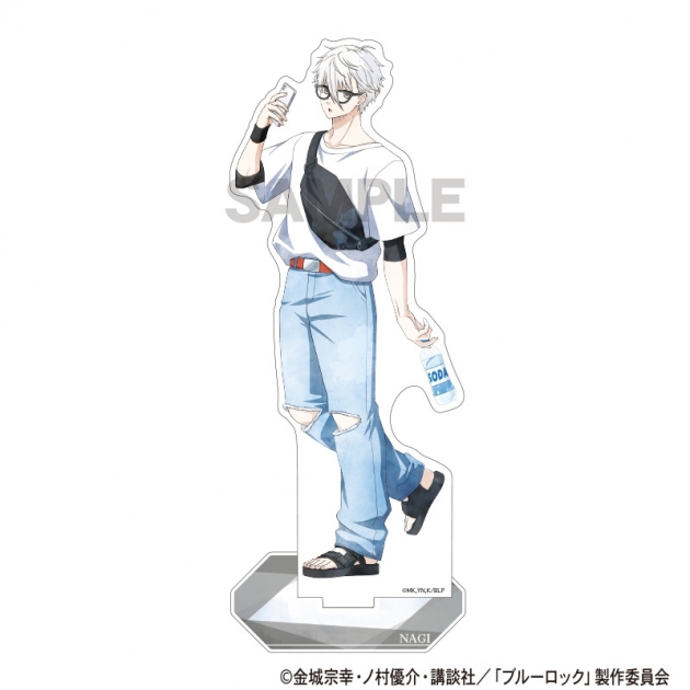 【グッズ-スタンドポップ】ブルーロック アクリルスタンド 凪誠士郎 休日メガネ ニュアンスカラー
