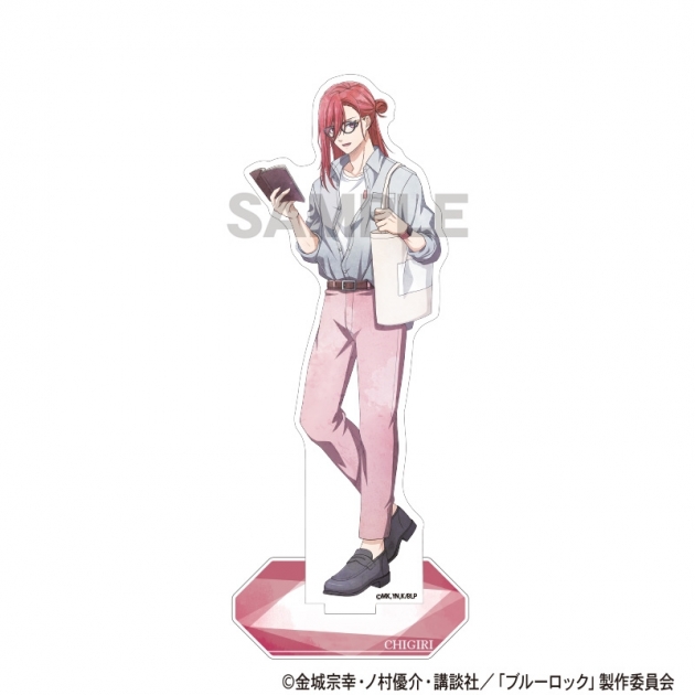 【グッズ-スタンドポップ】ブルーロック アクリルスタンド 千切豹馬 休日メガネ ニュアンスカラー
