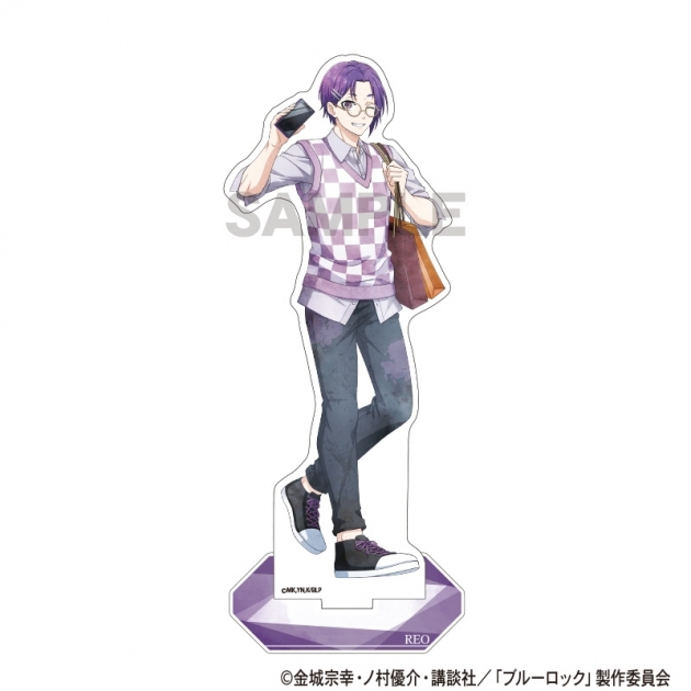 【グッズ-スタンドポップ】ブルーロック アクリルスタンド 御影玲王 休日メガネ ニュアンスカラー
