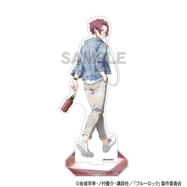 【グッズ-スタンドポップ】ブルーロック アクリルスタンド 糸師冴 休日メガネ ニュアンスカラー
