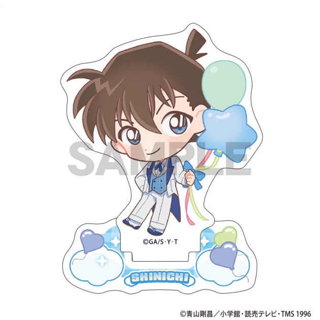 【グッズ-スタンドポップ】名探偵コナン アクリルスタンド 工藤新一 バルーン ミニキャラ
