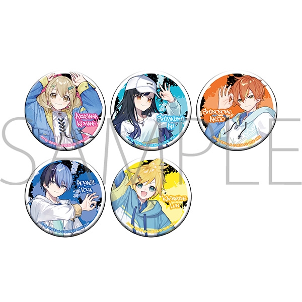 【グッズ-バッチ】プロジェクトセカイ カラフルステージ! feat. 初音ミク キャラバッジコレクション(2024オンリーショップイラスト)/Vivid BAD SQUAD

