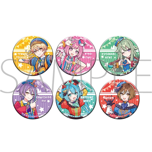【グッズ-バッチ】プロジェクトセカイ カラフルステージ! feat. 初音ミク キャラバッジコレクション(2024オンリーショップイラスト)/ワンダーランズ×ショウタイム
