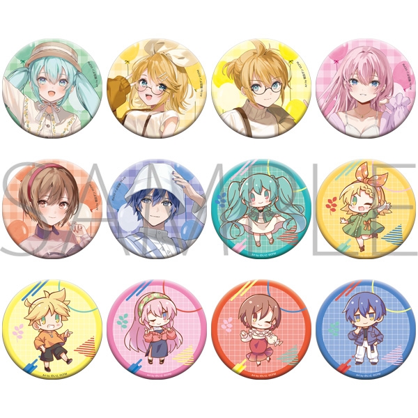 【グッズ-バッチ】初音ミクシリーズ きらきら缶バッジコレクション/レジャフェス

