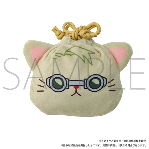 【グッズ-巾着】呪術廻戦　第2期 withCAT お顔巾着/七海 建人
