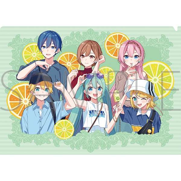 【グッズ-クリアファイル】初音ミクシリーズ クリアファイル/A/夏コーデ
