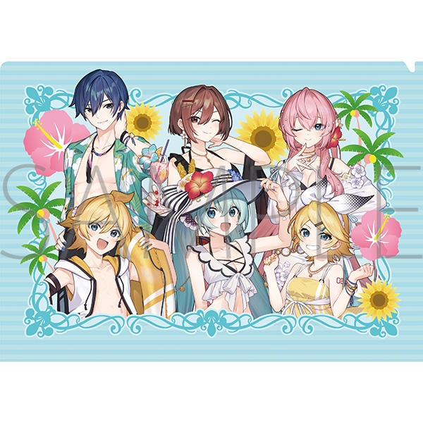 【グッズ-クリアファイル】初音ミクシリーズ クリアファイル/B/水着
