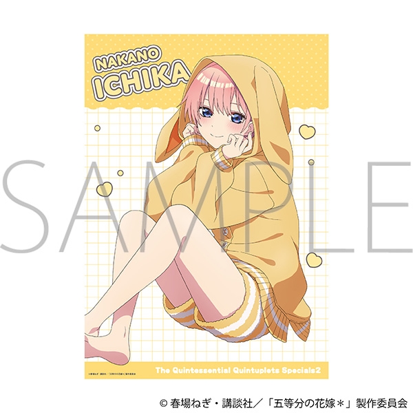 【グッズ-ポスター】五等分の花嫁* クリアポスター/中野一花
