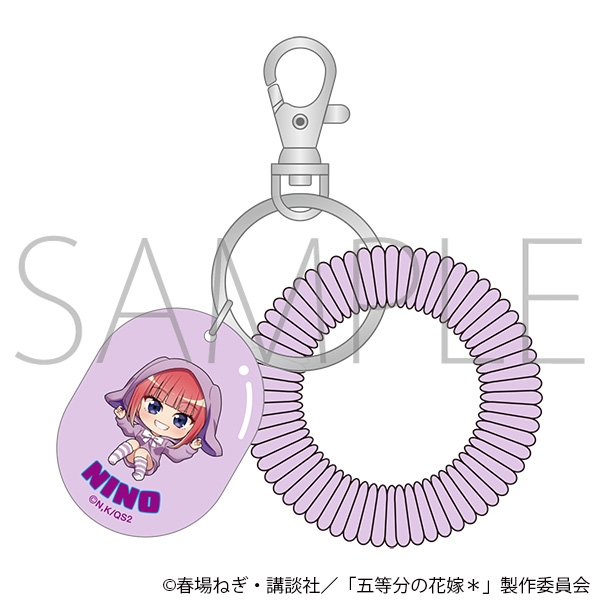 【グッズ-キーホルダー】五等分の花嫁* ロッカーキー風キーホルダー/中野二乃
