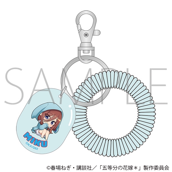 【グッズ-キーホルダー】五等分の花嫁* ロッカーキー風キーホルダー/中野三玖
