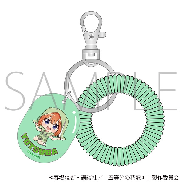 【グッズ-キーホルダー】五等分の花嫁* ロッカーキー風キーホルダー/中野四葉
