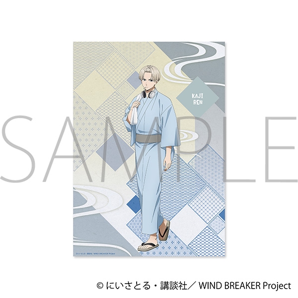 【グッズ-ポスター】WIND BREAKER ミニクリアポスター/梶 蓮～秋彩～
