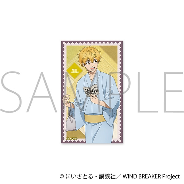 【グッズ-ステッカー】WIND BREAKER ダイカットステッカー/楡井 秋彦～秋彩～
