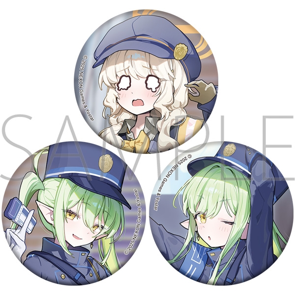 【グッズ-バッチ】ブルーアーカイブ (ブルアカ) 缶バッジセット/ハイランダー鉄道学園
