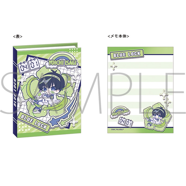 【グッズ-メモ帳】ブルーロック2期 ブック型メモ/(ぱすてるぽっぷ)潔 世一
