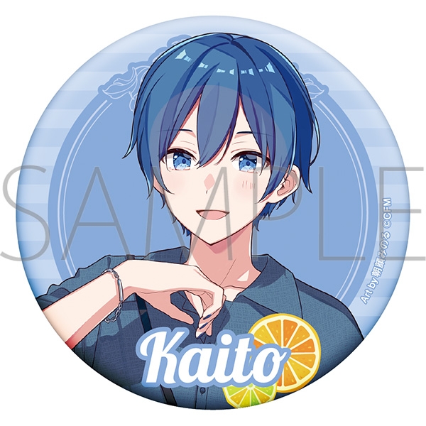 【グッズ-バッチ】初音ミクシリーズ 缶バッジ/KAITO　夏コーデ
